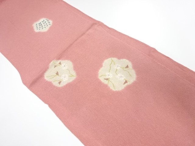 JAPANESE KIMONO / UNUSED CREPE DE CHINE SHIBORI OBIAGE